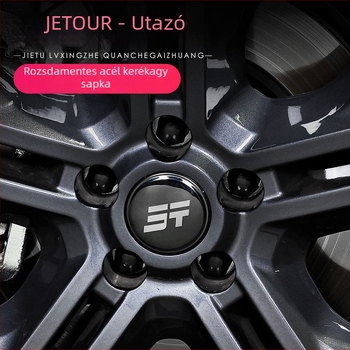 Jietu Traveler Shanhai T2-hez illeszkedő kerékagy középső sapka matricái – alumíniumötvözet, rajzfilm minta, mágneses rögzítés