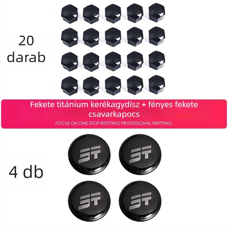 Jietu Traveler Shanhai T2-hez illeszkedő kerékagy középső sapka matricái – alumíniumötvözet, rajzfilm minta, mágneses rögzítés