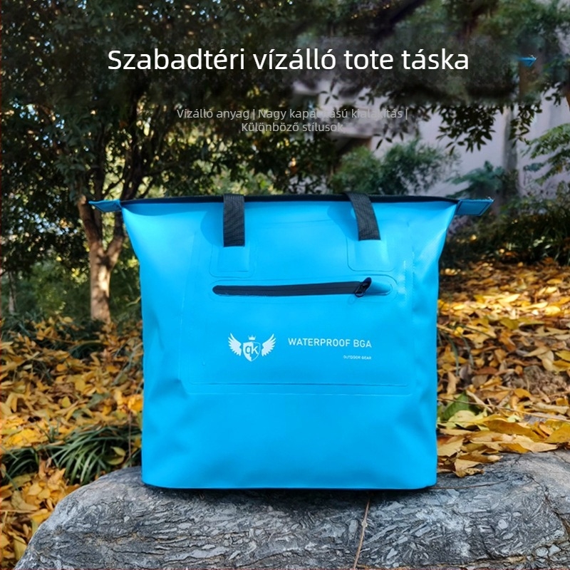 Hiking Family Kültéri vízálló tote táska, 500D háló anyag, egyszerű stílus