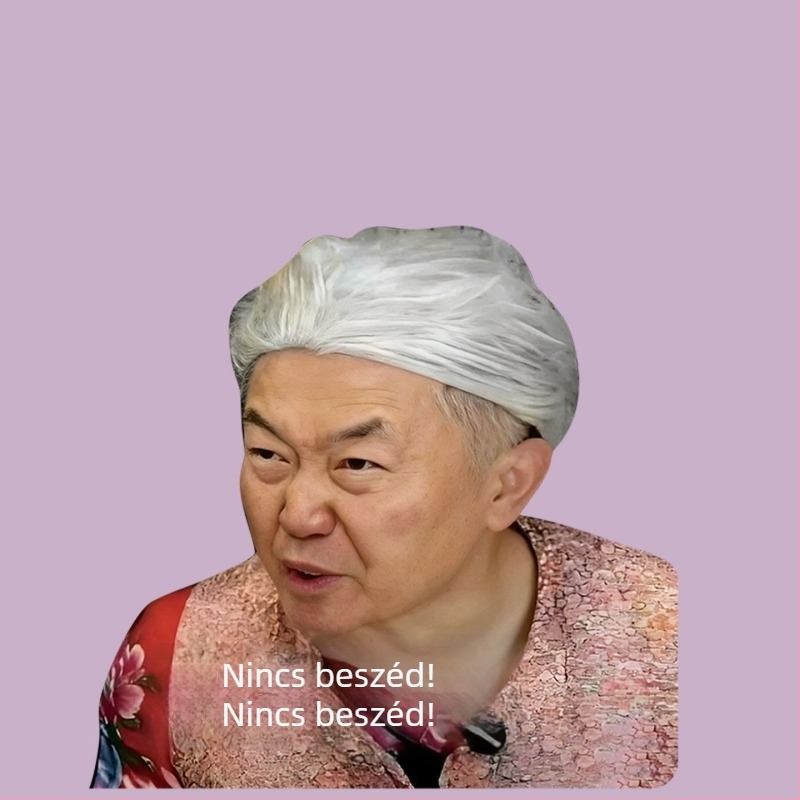 Mágneses autómatrica vicces felirattal Ne beszélj