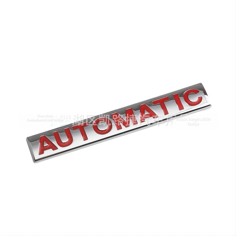 KLJ Fém autómatrica – Automatikus autólogó a hátsó csomagtartóra, ragasztós felhelyezés