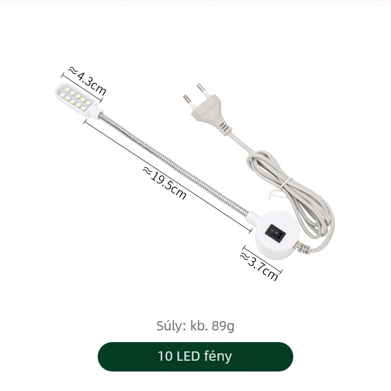Varrógéphez készült LED munka lámpa, 30 LED-del, szemvédő funkcióval, JP/Jinping jp664
