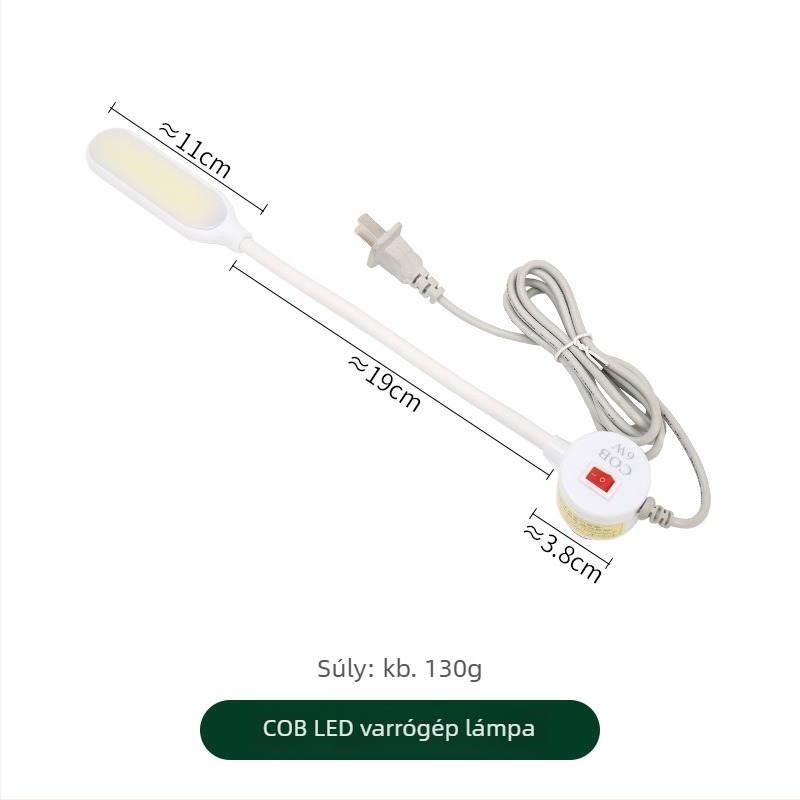 Varrógéphez készült LED munka lámpa, 30 LED-del, szemvédő funkcióval, JP/Jinping jp664