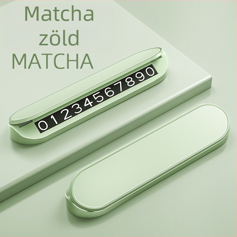 Autó ideiglenes parkolótábla személyre szabott logóval, műanyag, modell V4, logónyomtatás elérhető, rejtett típus