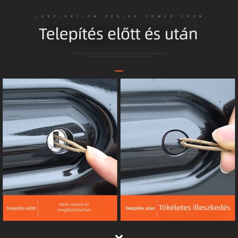Toyota ajtózár környéki reflexiós figyelmeztető matrica – műanyag – szívócsés felhelyezés – Termékkód F79HSJ57JS79HM