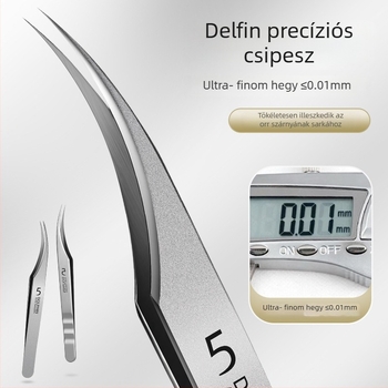 Rozsdamentes acélból készült akne készlet: mitesszer-klipszek és akne-tűk