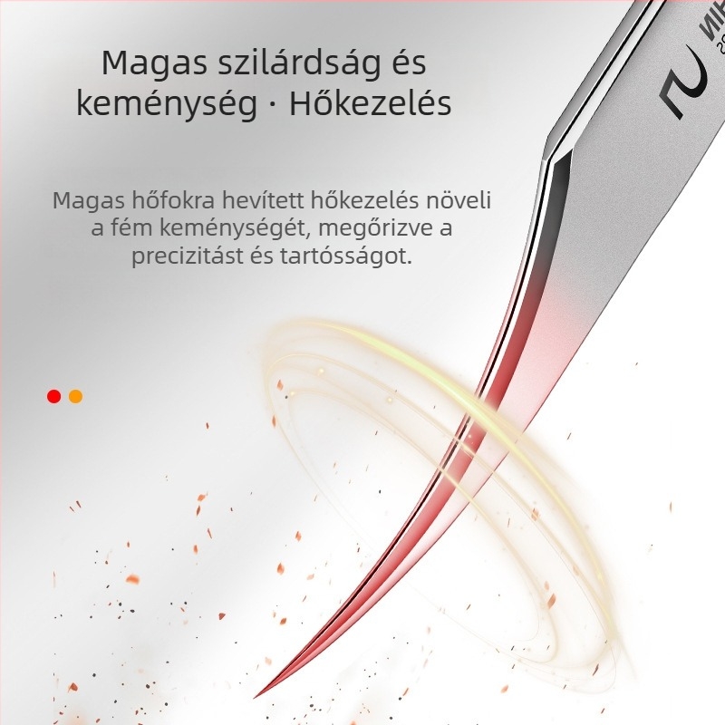 Rozsdamentes acélból készült akne készlet: mitesszer-klipszek és akne-tűk