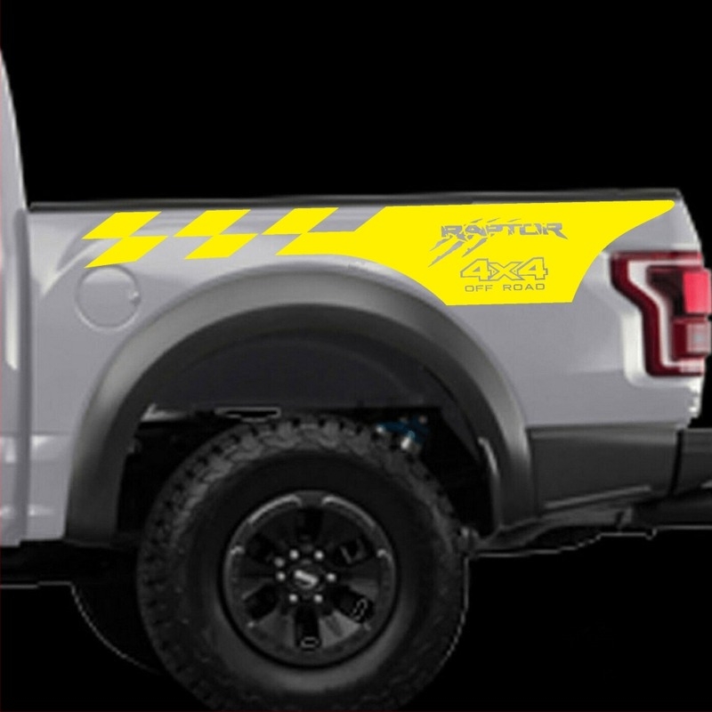 C67 Új Modell: Raptor4X4 Karosszéria Dekálok a Hátsó Tetőfedélhez és Derékvonalhoz