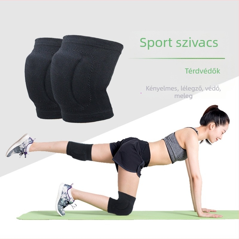 Sport térdkalapok EVA habból készült vastag párnázással a tánchoz és görkorcsolázáshoz – védelem és ütéscsillapítás