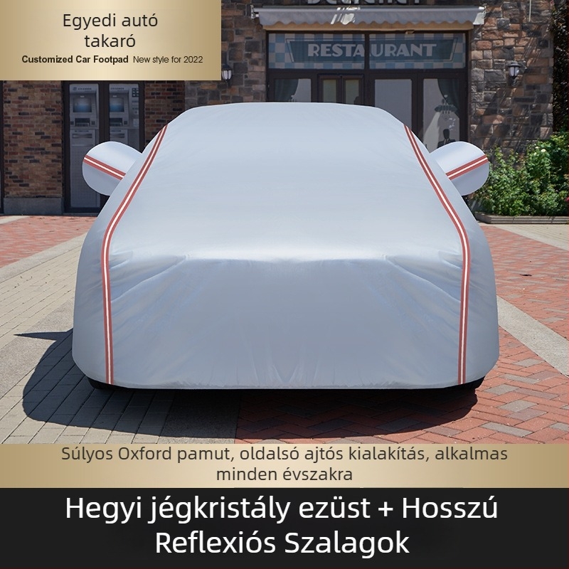 Autóponyva - canvas anyag, napfény- és esővédelem, hőszigetelés, teljes lefedettség, univerzális minden évszakra