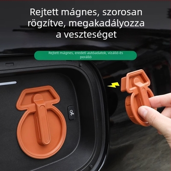 Szilikon mágneses töltőport fedél – vízálló és porvédő, AITO M9/M8-hoz, autó kiegészítő