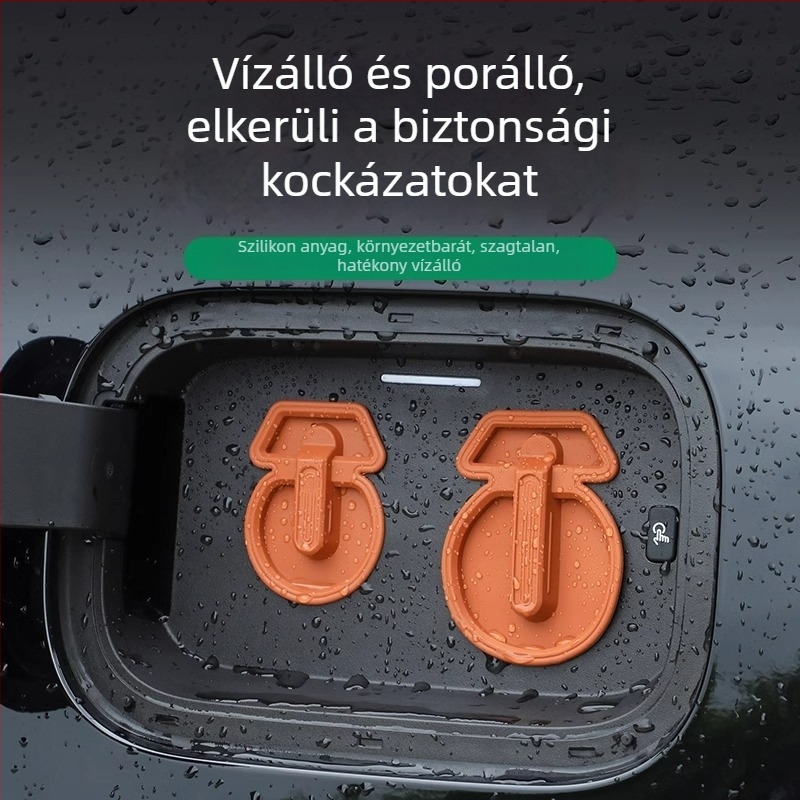 Szilikon mágneses töltőport fedél – vízálló és porvédő, AITO M9/M8-hoz, autó kiegészítő
