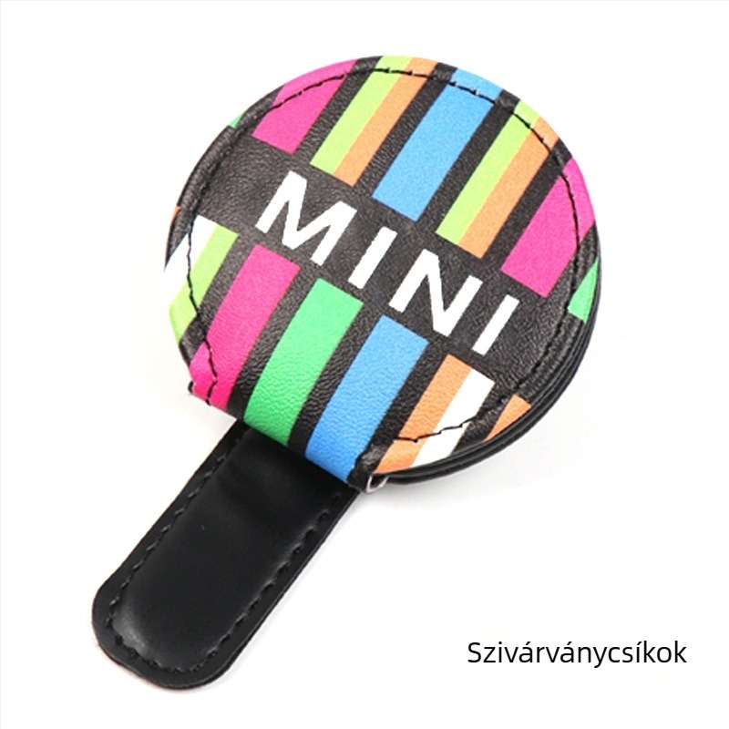 Autó szemüvegklipsz a napellenzőhöz, PU bőr, kompatibilis BMW Mini