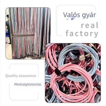 Gitár audió kábel 6,35 mm dugóval — univerzális hangszerkábel ABS/plasztik/metal szerkezettel