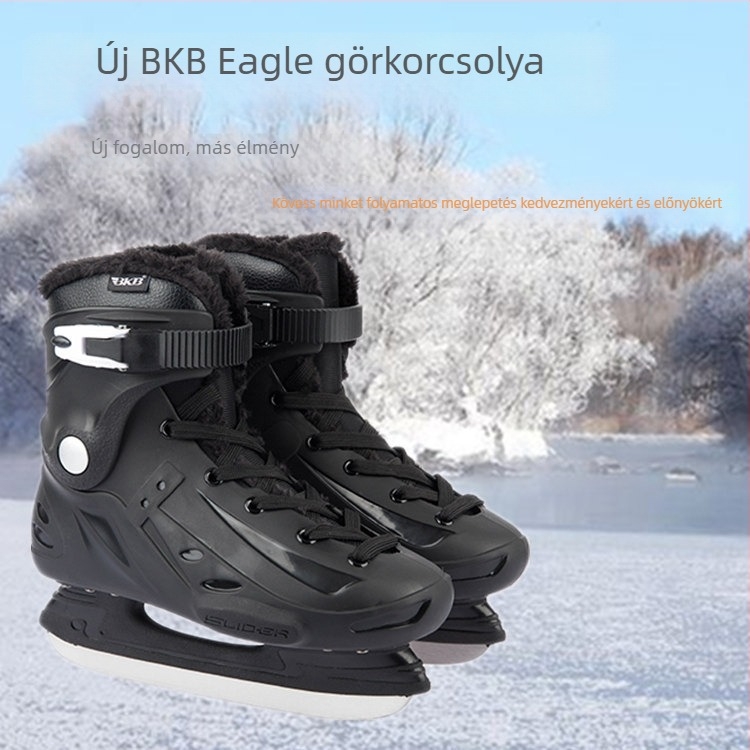 Flying Eagle felnőtt jégkorong korcsolyák, ABS felső rész és talp, karbonacél pengével