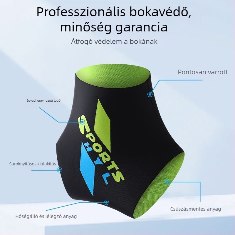 Bokatartó ortézis görkorcsolyázáshoz - neoprénből, Wolf King, univerzális felhasználás, bokavédő, dobozban 200 darab