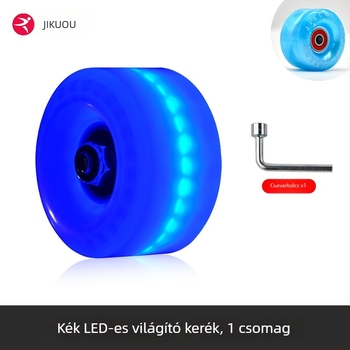 Görkorcsolya kerekek, dupla sor, négykerekes készlet, nem gyermekek számára