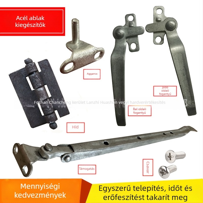 Vas ablakkezelő-tartó — Huashun, Modern egyszerűség