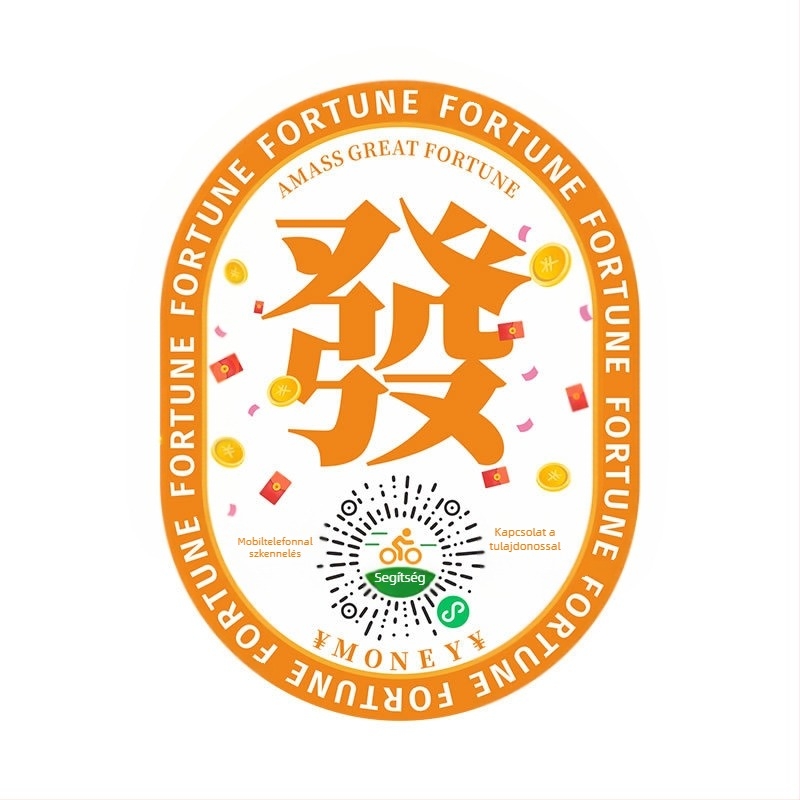 QR-kód stílusú fényvisszaverő matrica ideiglenes parkolási tábla elektromos autókhoz és motorkerékpárokhoz