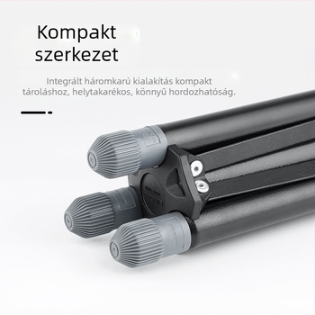 LINCO ZENITH LED Fotó láb állvány, hordozható háromlábú állvány, magasság 3,2 m, SPCC acél, teherbírás 8 kg, 3 részegység, csőátmérők 19/22.2/25.4/28.6 mm