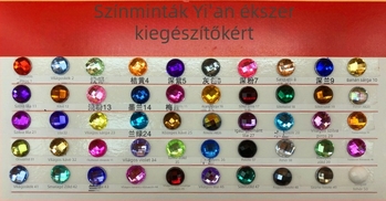 Rhinestone ékszer kiegészítő - műanyag/gyanta alap, Taiwan Drill kristályok, elektroplakált bevonat, Thousand Deer