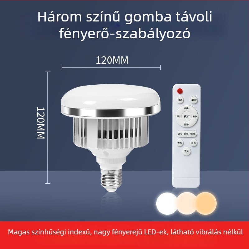 E27-es professzionális fényforrás élő közvetítéshez, 85–150W, 220V, 2700K–6500K, állítható fényerő