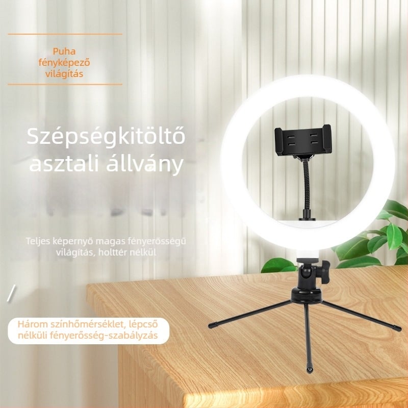 M26 Élő közvetítés töltőfény, függőleges szerelés, teljesítmény 10–50W, feszültség 5V, három színhőmérséklet