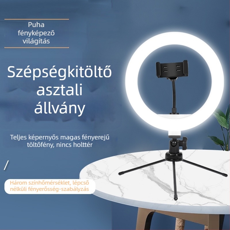 M26 Élő közvetítés töltőfény, függőleges szerelés, teljesítmény 10–50W, feszültség 5V, három színhőmérséklet