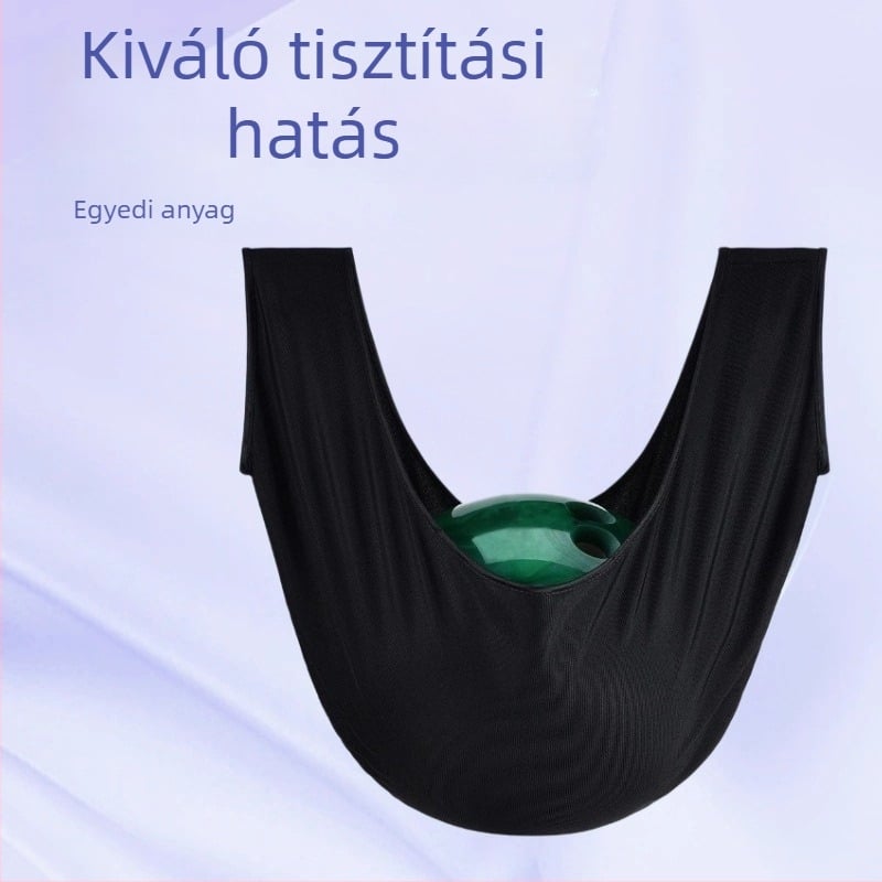 Összecsukható bowling táska, 2 az 1-ben tisztítás és polírozás, poliészter