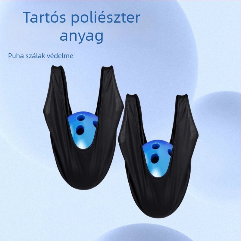 Összecsukható bowling táska, 2 az 1-ben tisztítás és polírozás, poliészter