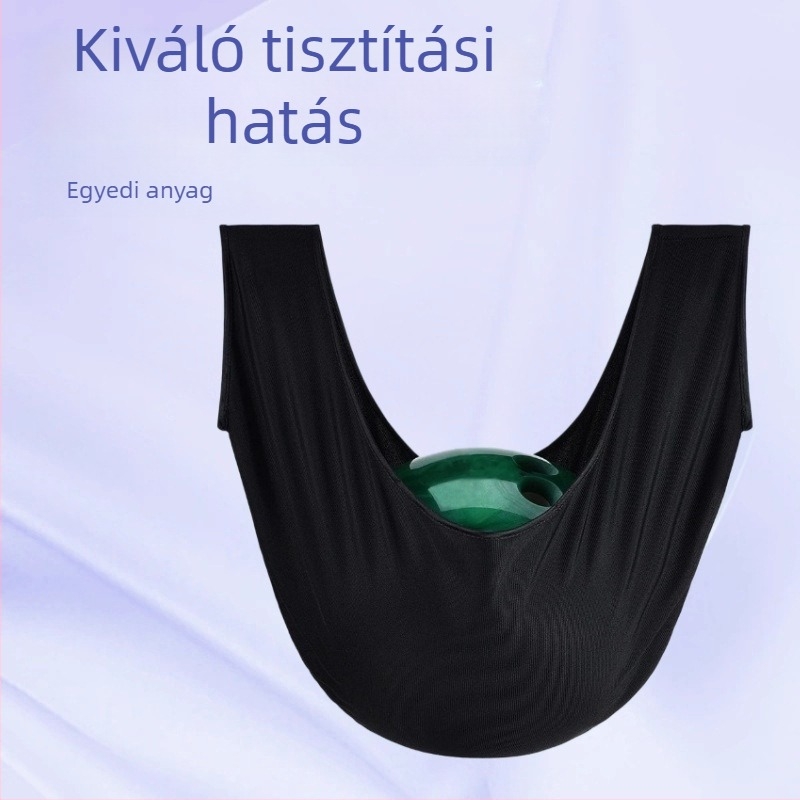 Összecsukható bowling táska, 2 az 1-ben tisztítás és polírozás, poliészter