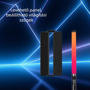 HM-BD Hordozható fotózási fény külső felvételekhez, 10W LED, Type-C tápegység