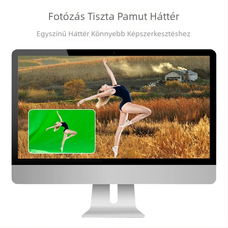 Pamut hátterű vászon ruhafotózáshoz, matt felület, tömeg 2, márka: Egyéb