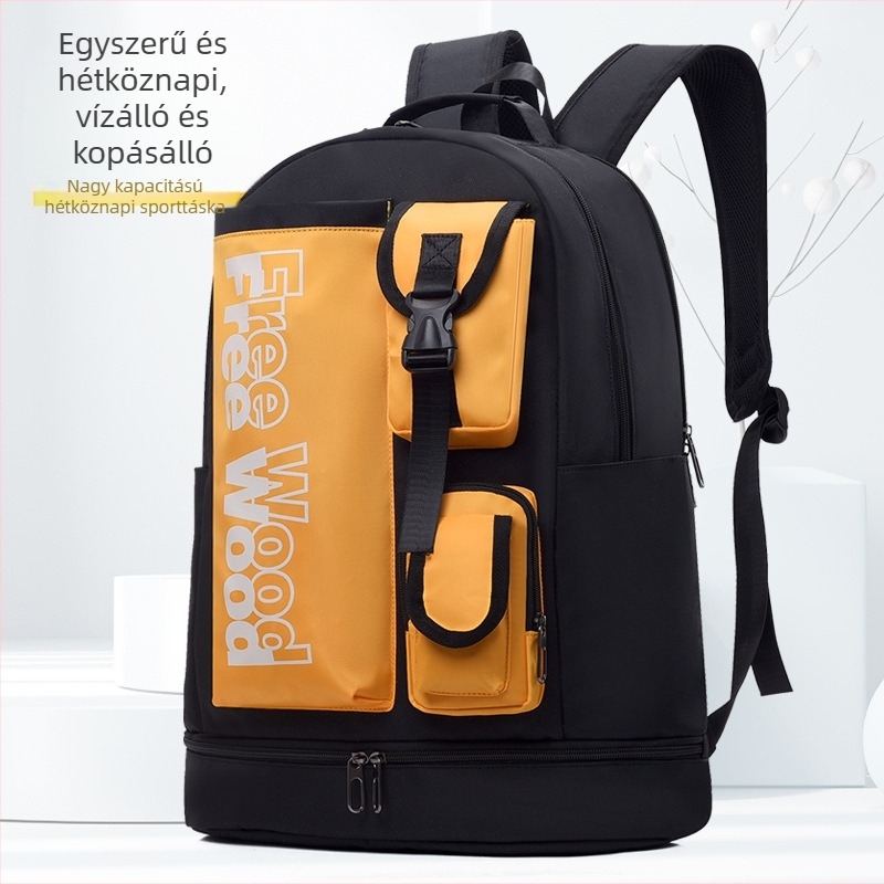 Uniszex labdasport hátizsák – 20–35L, Oxford anyag, vízálló, kopásálló, bővíthető, 12 hüvelykes laptophoz