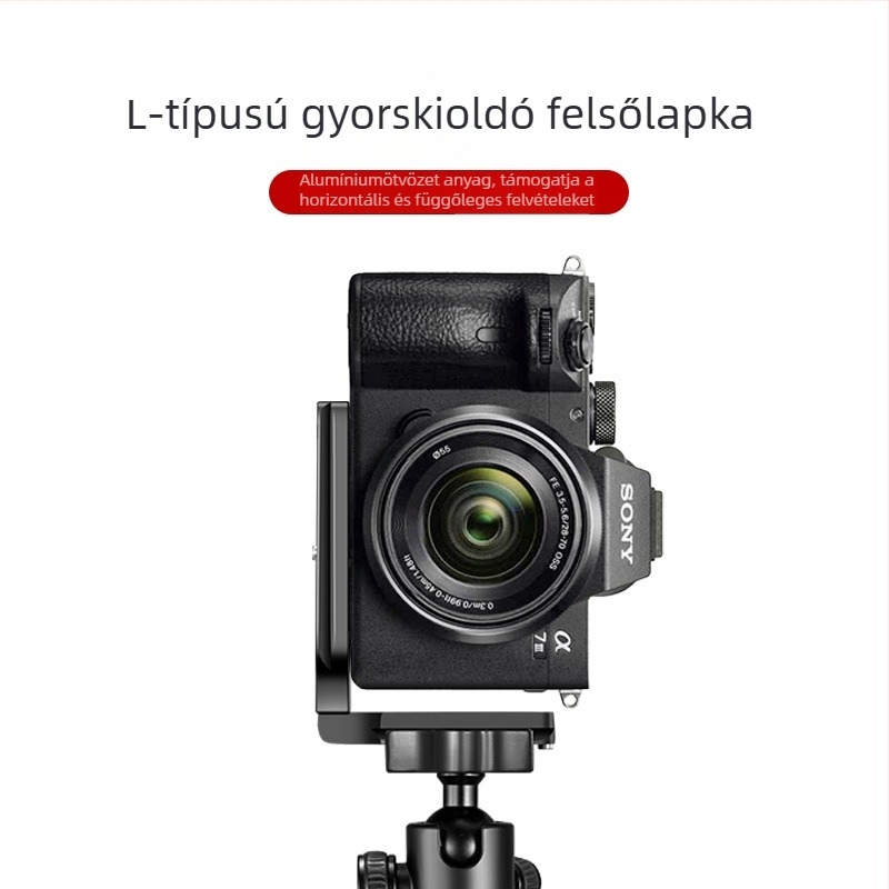 L-típusú függőleges kameratábla — típus: Photography screws, anyag: alumíniumötvözet, márka: Other
