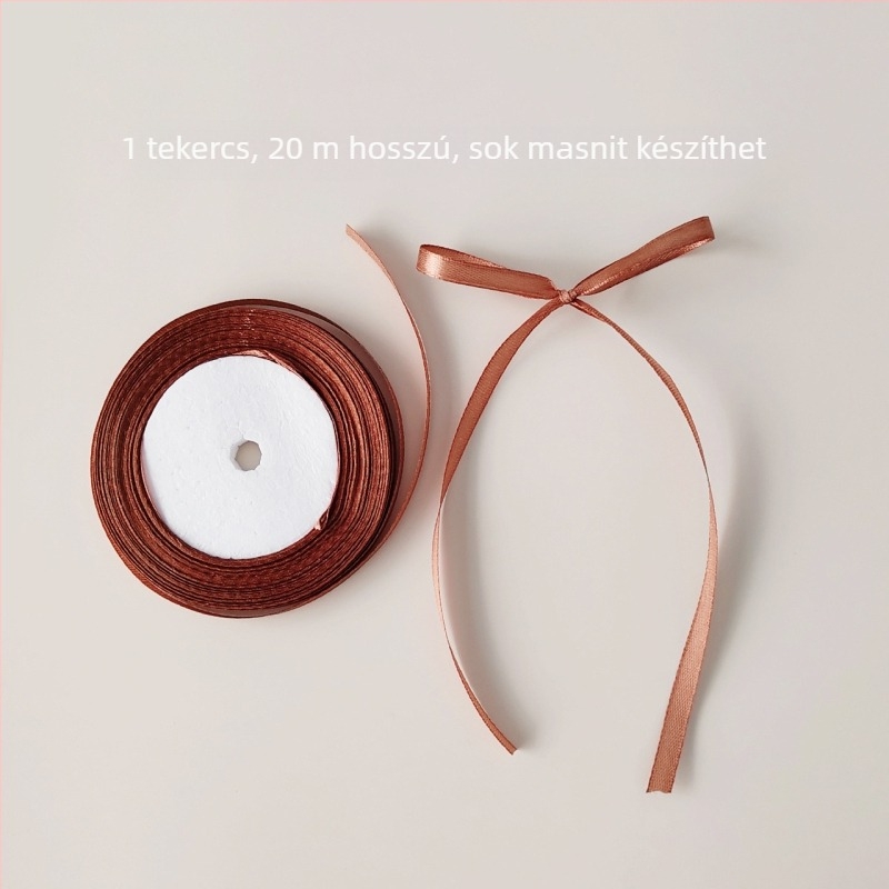 Torta díszítése szalagból készült masnival - balett-stílus, kézzel készített DIY virágcsokor dekoráció otthoni és rendezvény dekorhoz