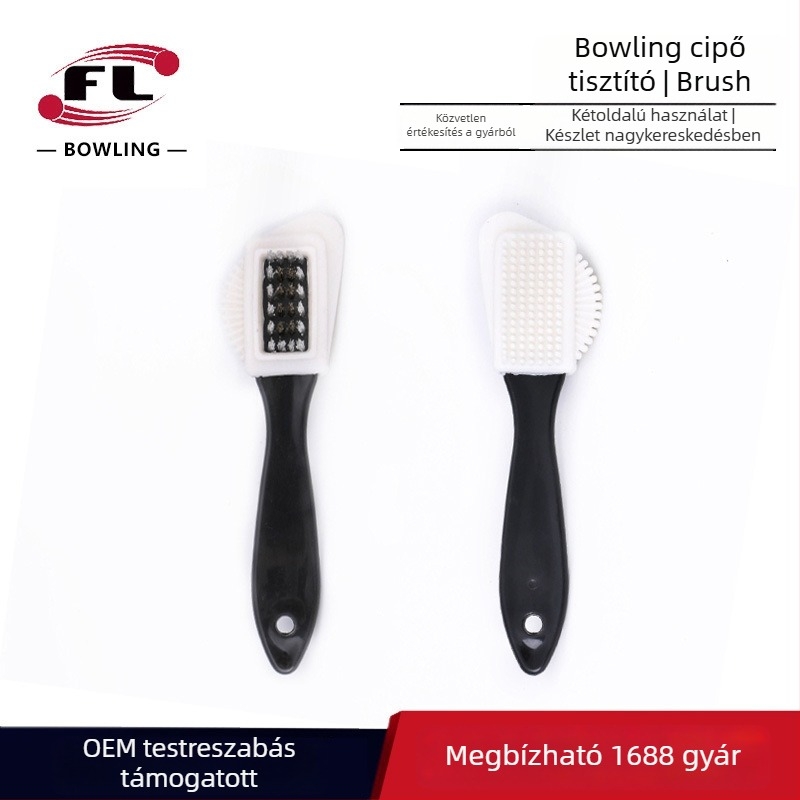 Bowling cipőtisztító ecset – polírozás, többfunkciós eszköz, anyag: szalag, felnőtt, bowling kiegészítők