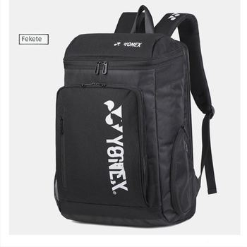 Uniszex sporttáska badminton és tenis számára, 36–55 L kapacitás, nylon anyag, 14 hüvelykes laptophoz kompatibil, légáteresztő vállpántok