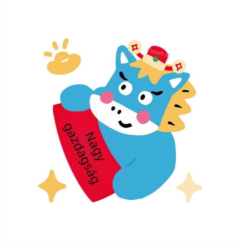 Ablakra tapadó elektrosztatikus dekorációk Banda – PVC, Tavaszi Fesztivál, A Ló Évé motívum; ajándékhoz alkalmas, csomagolás Opp zacskó