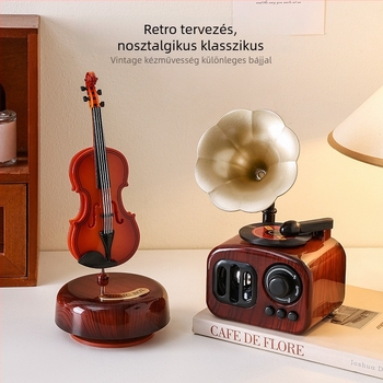 Resin motorkerékpár asztali dísz, klasszikus vintage stílus