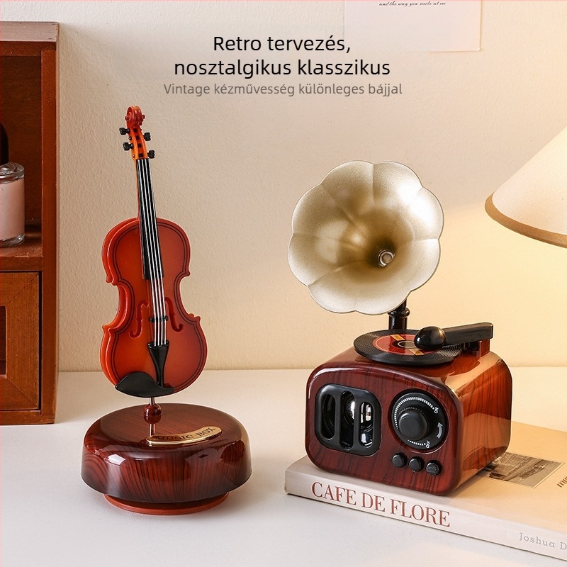 Resin motorkerékpár asztali dísz, klasszikus vintage stílus