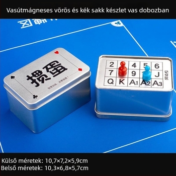 Egg-Breaking tároló és pontozó doboz – kettős funkciójú kártyatartó, vízálló és porálló