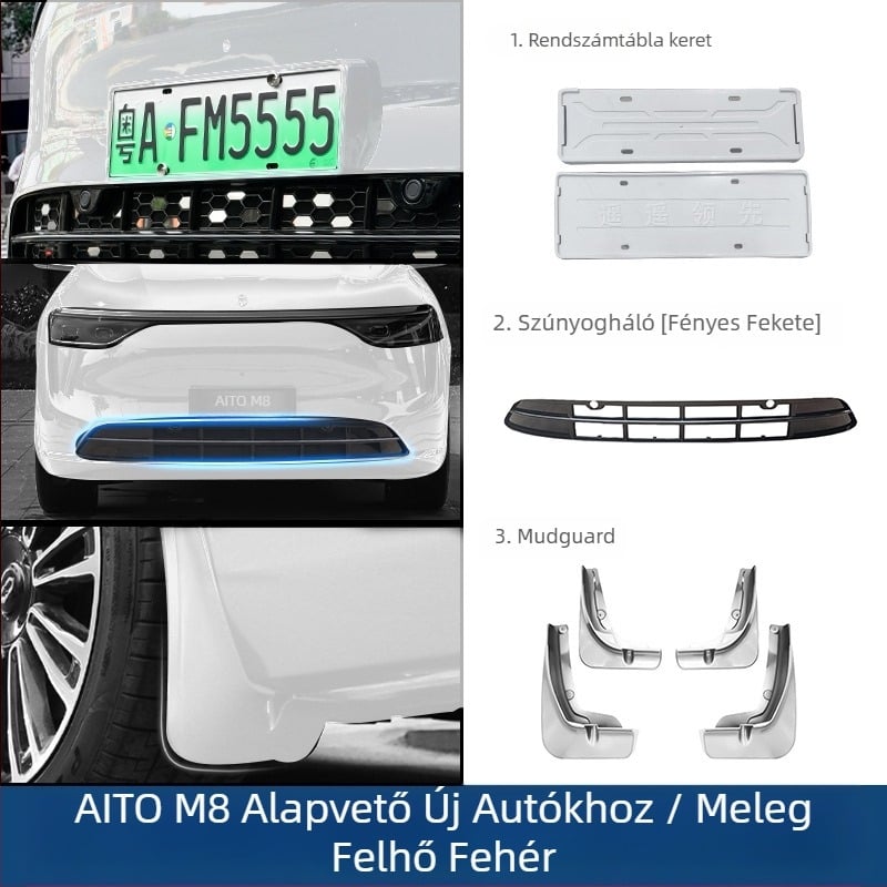 Control ze ABS műanyag sárvédő Wenjie M8-hoz – első kerék sárvédő, kompatibilis az Ask the World M8-cal