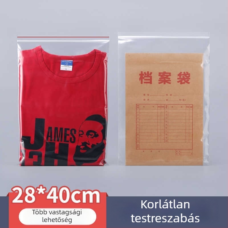 Átlátszó önzáró műanyag tasak (Márka: Mino; Anyag: Új anyag; Zárási hossz: 2–4 cm; Tolerancia: ±5 mm)