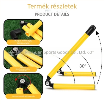 Állítható futball-edzésekhez gátkeret – kis keret készlet, PVC (PVC; Személyre szabható: Igen; Márka: Crown; Kategória: Edzés segédeszközök; Alkalmazható sport: Futball)