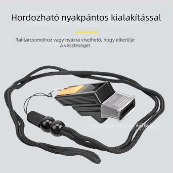 Versenyspecifikus síp kültéri sportokra — ABS, egycsomagos, 240 darab egy dobozban, kosárlabda, futball és röplabda számára