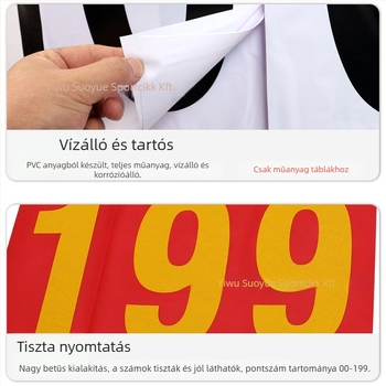 Ponttábla - Crazy Wind PVC és textil anyagból készült, több sportághoz használható kijelző (kosárlabda, futball, biliárd, röplabda), 30 darabos készlet, nyomtatott logó és testreszabhatóság