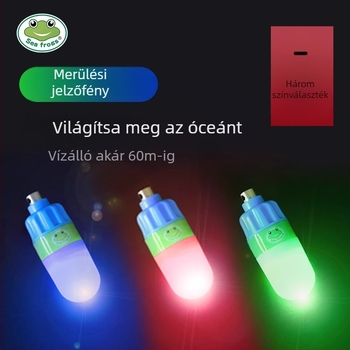 Seafrogs SOS Merülési jelzőfény — ABS kézi alatti fény, 60 m-ig vízálló, kísérő világítás merülésekhez, logó testreszabás elérhető