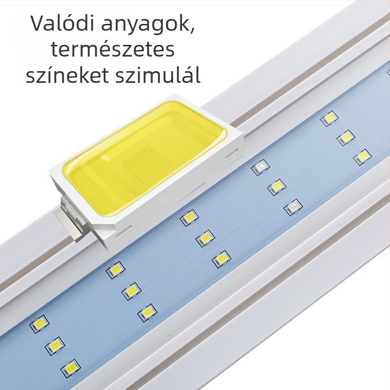 LED akváriumi világítás teknősbékáknak, színváltó világítás vízi növényekhez, vízálló akváriumi lámpa