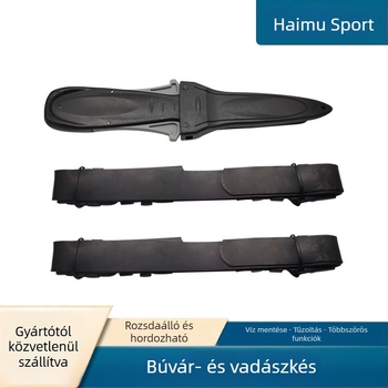 Rozsdamentes acél búvárkés vonalvágóval és halászati késsel — testreszabható